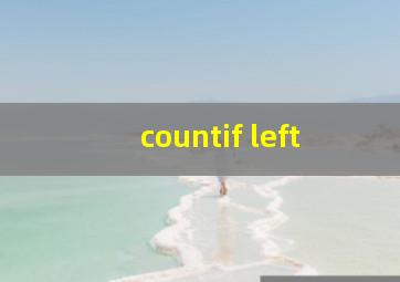 countif left